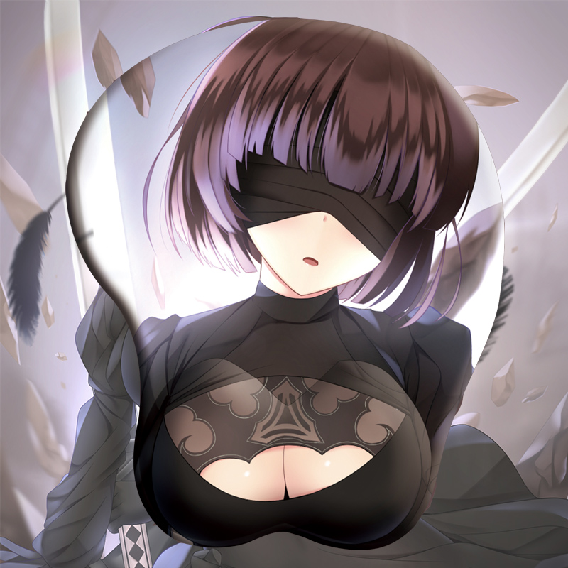 NieRAutomata 3D Mouse Pad with Wrist Support Rest Mat