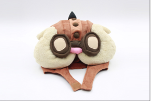 League of Legends Corki One Size Cosplay Costume Party Warm Plush Hat 2