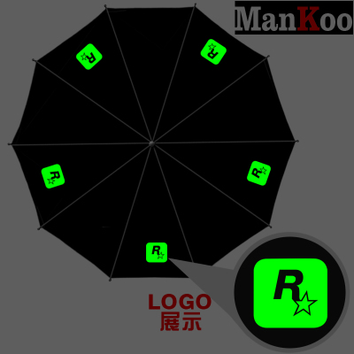 GTA Foldable Umbrella For Sunny Rainy Anti-UV Umbrella 4