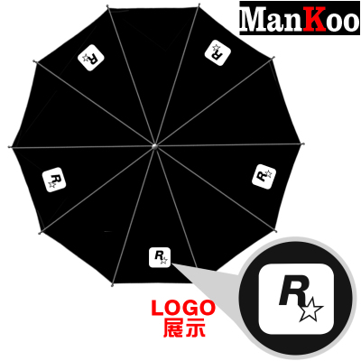 GTA Foldable Umbrella For Sunny Rainy Anti-UV Umbrella 5