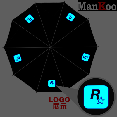 GTA Foldable Umbrella For Sunny Rainy Anti-UV Umbrella 7