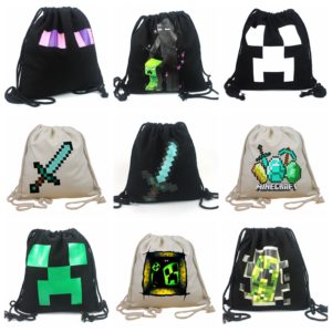 Minecraft Shoulder Bag Pumping Rope Backpack