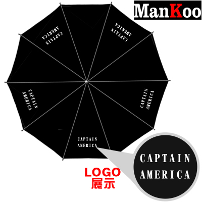 Captain America Foldable Umbrella For Sunny Rainy Anti-UV Umbrella 3