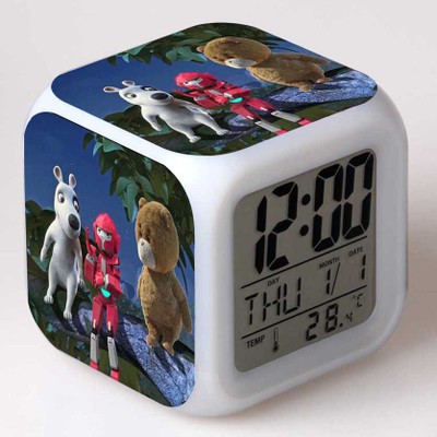Ted 7 Colors Change Digital Alarm LED Clock 3