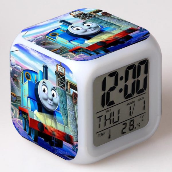Thomas and his friends are 7 Colors Change Digital Alarm LED Clock 11