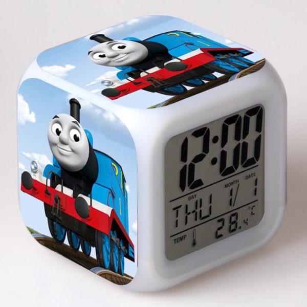Thomas and his friends are 7 Colors Change Digital Alarm LED Clock 16