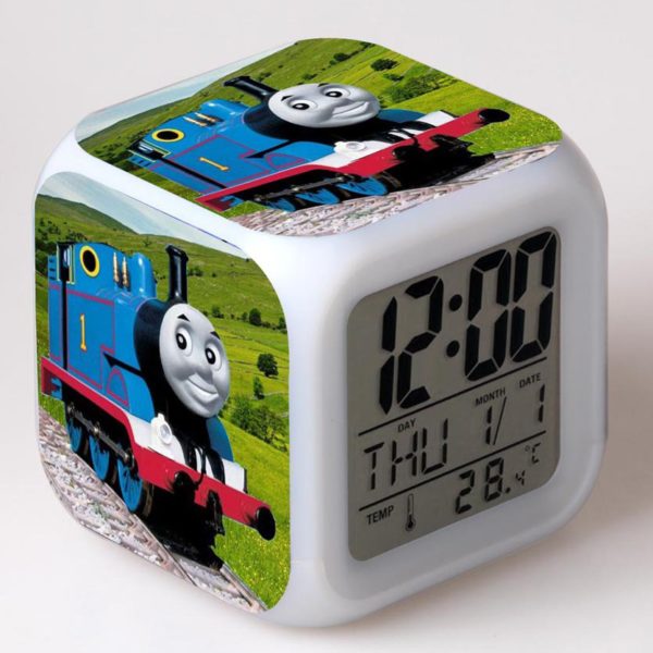 Thomas and his friends are 7 Colors Change Digital Alarm LED Clock 3