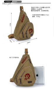 World of Warcraft Crossbody Sling Bag Shoulder Bag Chest Bag