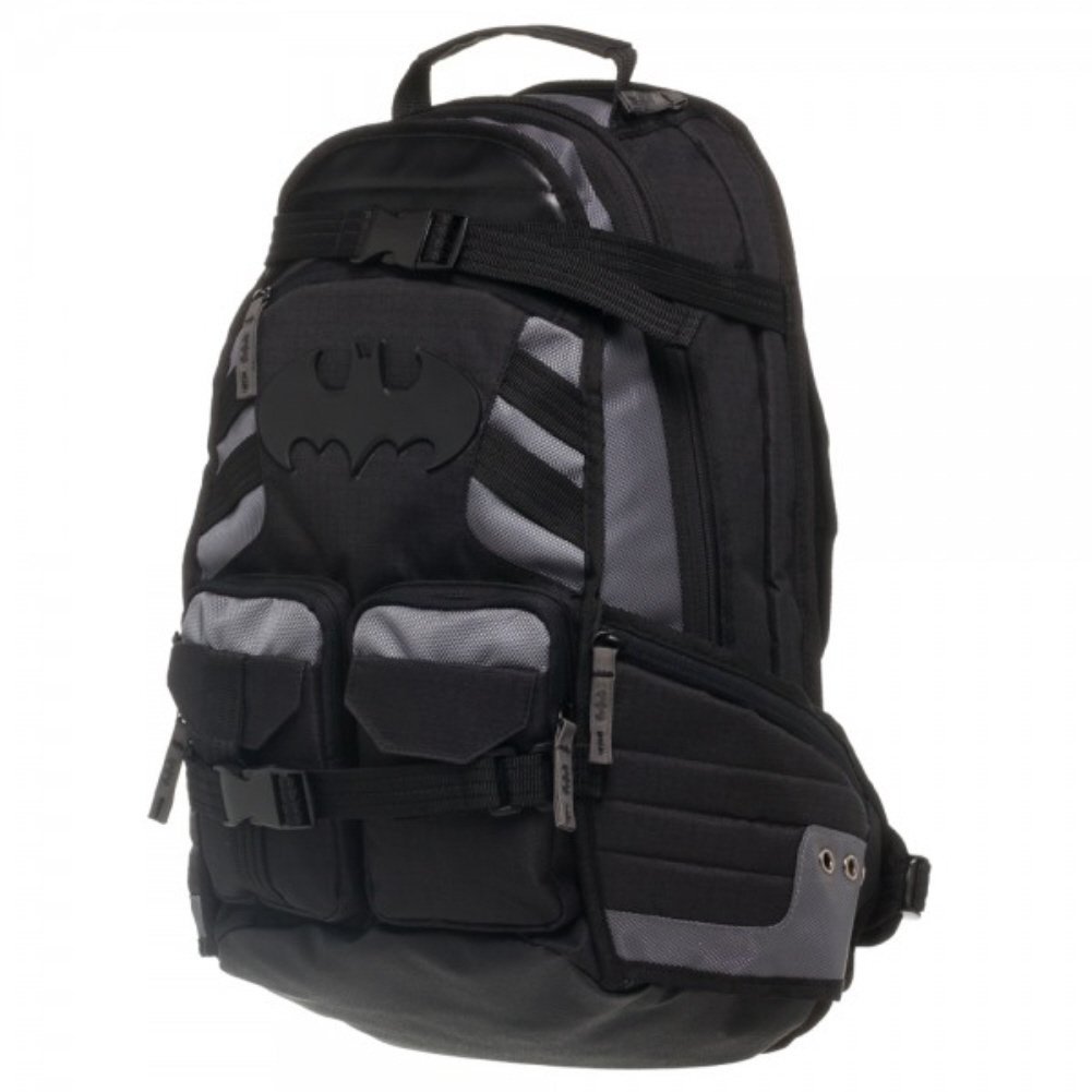 Batman with Logo Black Tactical Backpack 