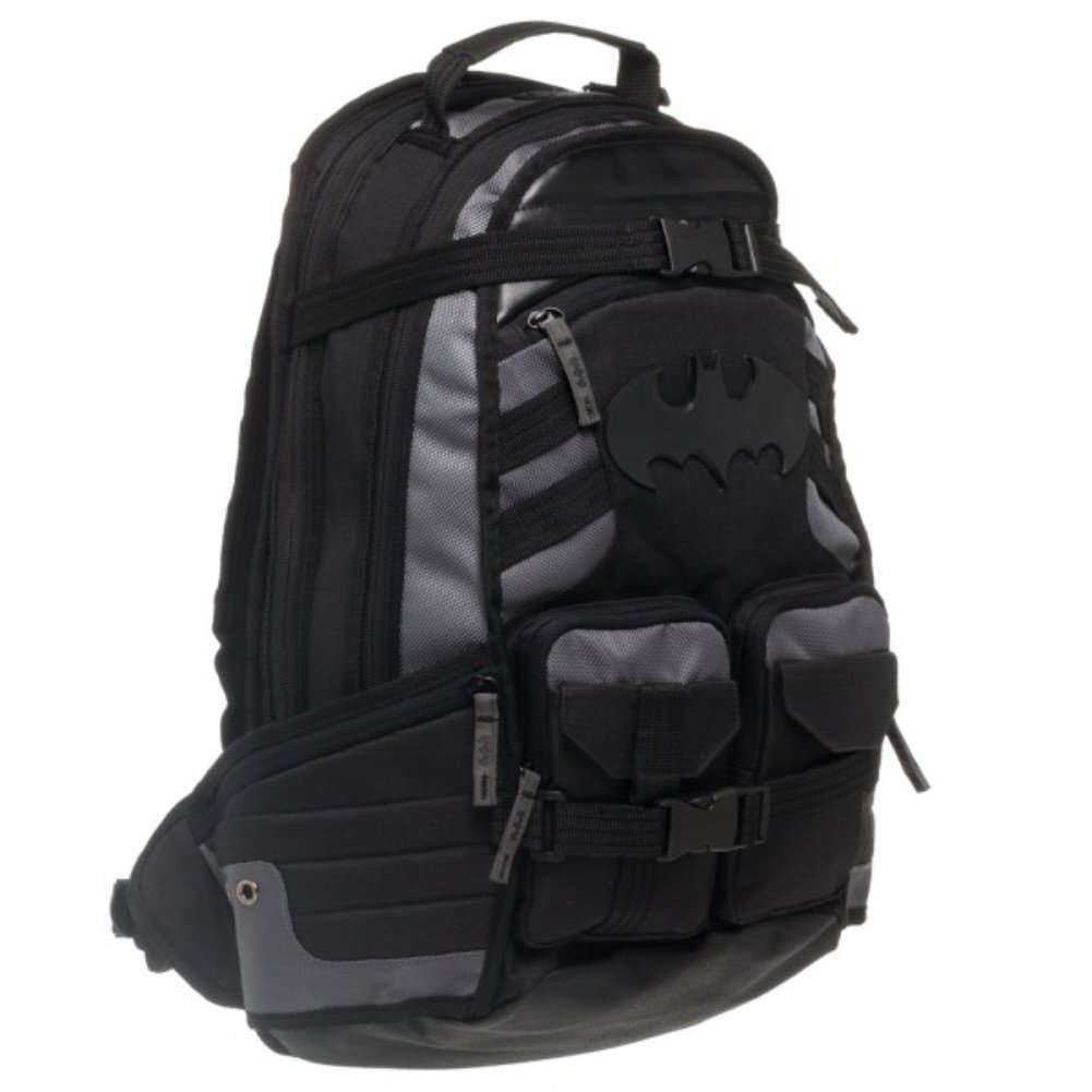 Batman with Logo Black Tactical Backpack For Men
