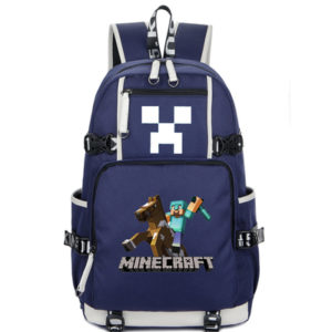 Minecraft Creeper Backpack MineCraft School Bag