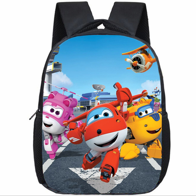 12 Inch Traffic Safety with Poli Children's Backpack Kids School Cute Daily Bag Kindergarten Bags Girls Boys Waterproof Ruckpack - Image 12