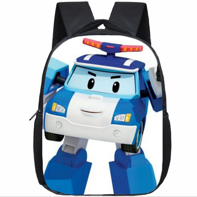 12 Inch Traffic Safety with Poli Children's Backpack Kids School Cute Daily Bag Kindergarten Bags Girls Boys Waterproof Ruckpack - Image 18