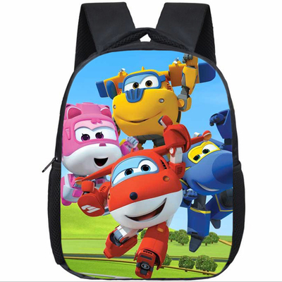 12 Inch Traffic Safety with Poli Children's Backpack Kids School Cute Daily Bag Kindergarten Bags Girls Boys Waterproof Ruckpack - Image 19