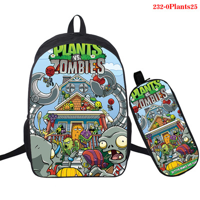 16 Inch Plants vs. Zombies Backpack School Bag+Pencil Bag - Image 3