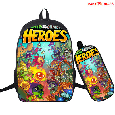 16 Inch Plants vs. Zombies Backpack School Bag+Pencil Bag - Image 5