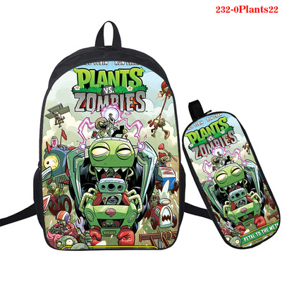 16 Inch Plants vs. Zombies Backpack School Bag+Pencil Bag - Image 19