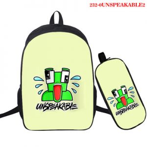 16 Inch UNSPEAKABLE Backpack School Bag+Pencil Bag