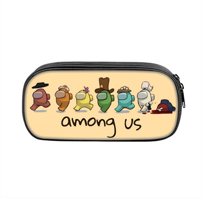 Among Us Cosmetic Bags Boys Girls Children Large Pencil Case Purse Storage Bags Women Men Multifunction Makeup Bag - Image 6