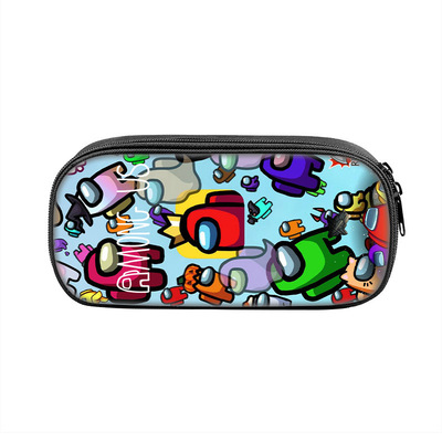 Among Us Cosmetic Bags Boys Girls Children Large Pencil Case Purse Storage Bags Women Men Multifunction Makeup Bag - Image 7