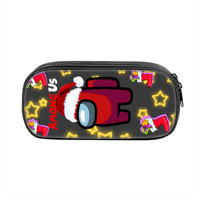 Among Us Cosmetic Bags Boys Girls Children Large Pencil Case Purse Storage Bags Women Men Multifunction Makeup Bag - Image 8