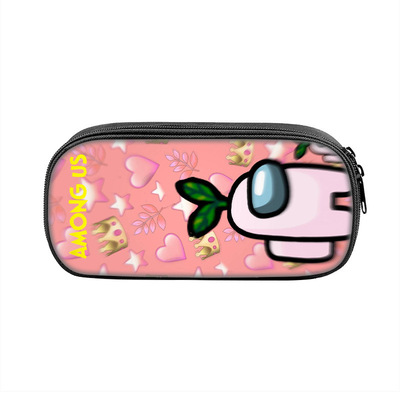 Among Us Cosmetic Bags Boys Girls Children Large Pencil Case Purse Storage Bags Women Men Multifunction Makeup Bag - Image 9