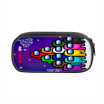 Among Us Cosmetic Bags Boys Girls Children Large Pencil Case Purse Storage Bags Women Men Multifunction Makeup Bag - Image 11