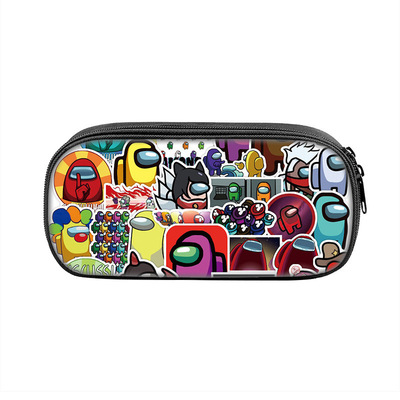 Among Us Cosmetic Bags Boys Girls Children Large Pencil Case Purse Storage Bags Women Men Multifunction Makeup Bag - Image 18