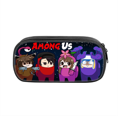 Among Us Cosmetic Bags Boys Girls Children Large Pencil Case Purse Storage Bags Women Men Multifunction Makeup Bag - Image 14