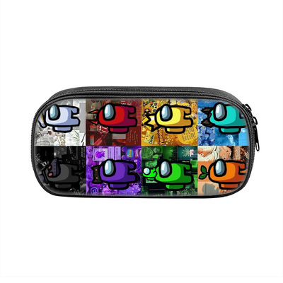 Among Us Cosmetic Bags Boys Girls Children Large Pencil Case Purse Storage Bags Women Men Multifunction Makeup Bag - Image 17
