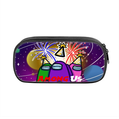 Among Us Cosmetic Bags Boys Girls Children Large Pencil Case Purse Storage Bags Women Men Multifunction Makeup Bag - Image 19