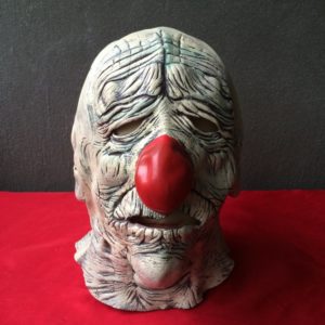 Halloween Mask- Old Clown Face Adult Costume Mask