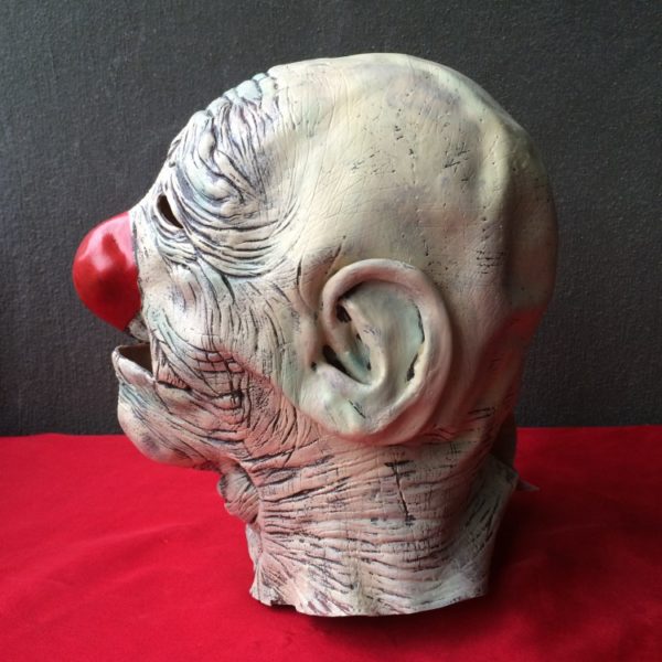 Halloween Mask- Old Clown Face Adult Costume Mask