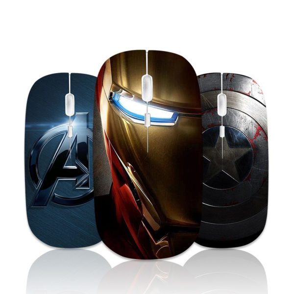 Marvel DC Comb 2.4G Slim Wireless Mouse with Nano Receiver