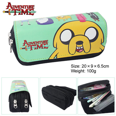 Adventure Time Pencil Case Student's Large Capacity Pen Bag