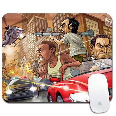 GTA Cartoon Mouse Pad