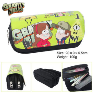 Gravity Falls Pen Case Student's Large Capacity Pencil Bag