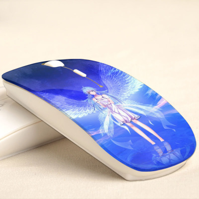 Hatsune Miku Comb 2.4G Slim Wireless Mouse with Nano Receiver