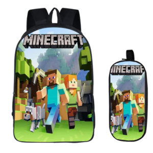 Minecraft Backpack School Bag