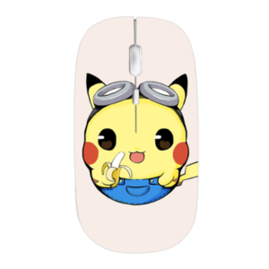 Pikachu Comb 2.4G Slim Wireless Mouse with Nano Receiver