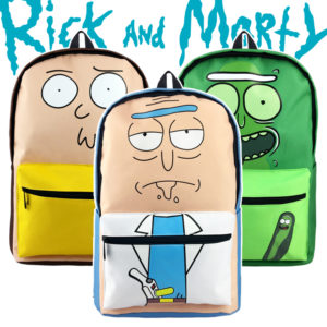 Rick and Morty School Bag Outdoor Backpack