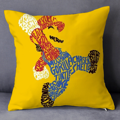 Super Mario Premium Hollow cotton Pillow