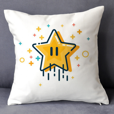 Super Mario Premium Hollow cotton Pillow
