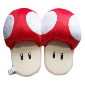 Super Mario Toad Plush Slipper Indoor Warm Shoes