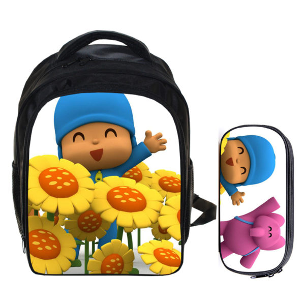 13 Inch POCOYO Backpack School Bag+Pencil Case