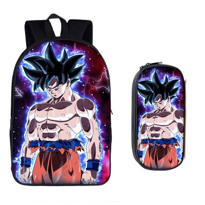 16 Inch Dragon Ball Backpack School Bag+Pencil Bag - Image 10