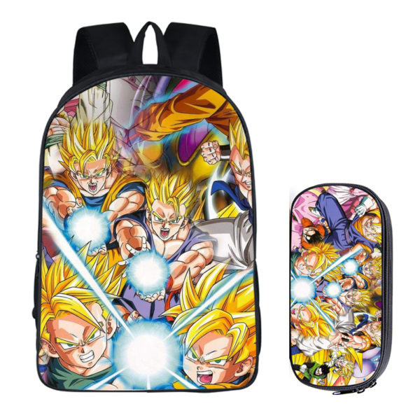 16 Inch Dragon Ball Backpack School Bag+Pencil Bag - Image 13