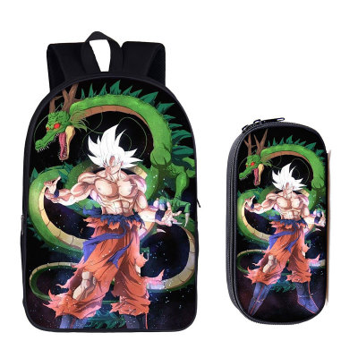 16 Inch Dragon Ball Backpack School Bag+Pencil Bag - Image 14