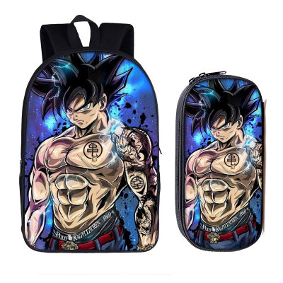 16 Inch Dragon Ball Backpack School Bag+Pencil Bag - Image 20