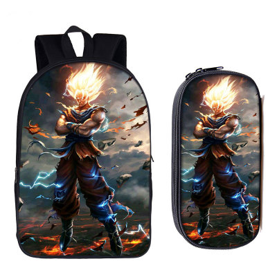 16 Inch Dragon Ball Backpack School Bag+Pencil Bag - Image 7